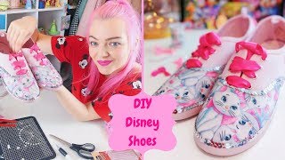 Diy Disney Shoes Marie Aristocats