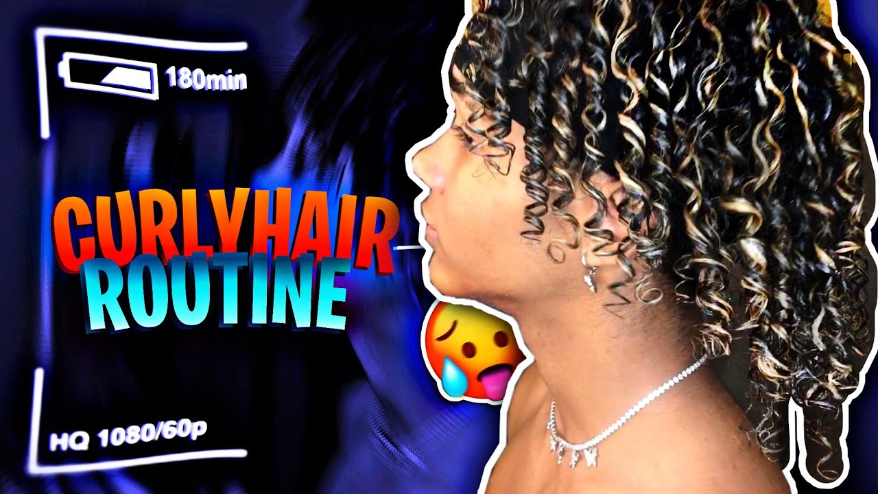 MY CURLY HAIR ROUTINE 