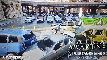 The Matrix Awakens #16- UNREAL ENGINE 5 crash test (PS5)