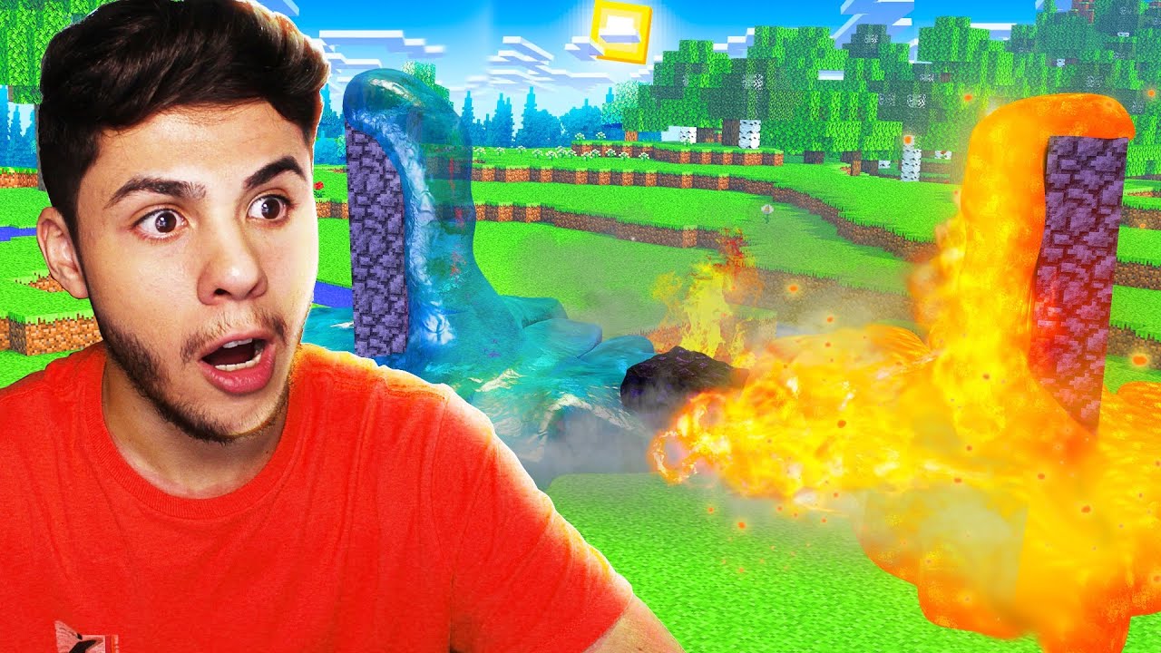 A LAVA E A ÁGUA SÃO REALISTAS NO MINECRAFT! - FRITA O PC 🔥 