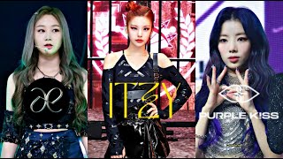 Ranking ITZY AESPA PURPLE KISS in different categories (my opinion)