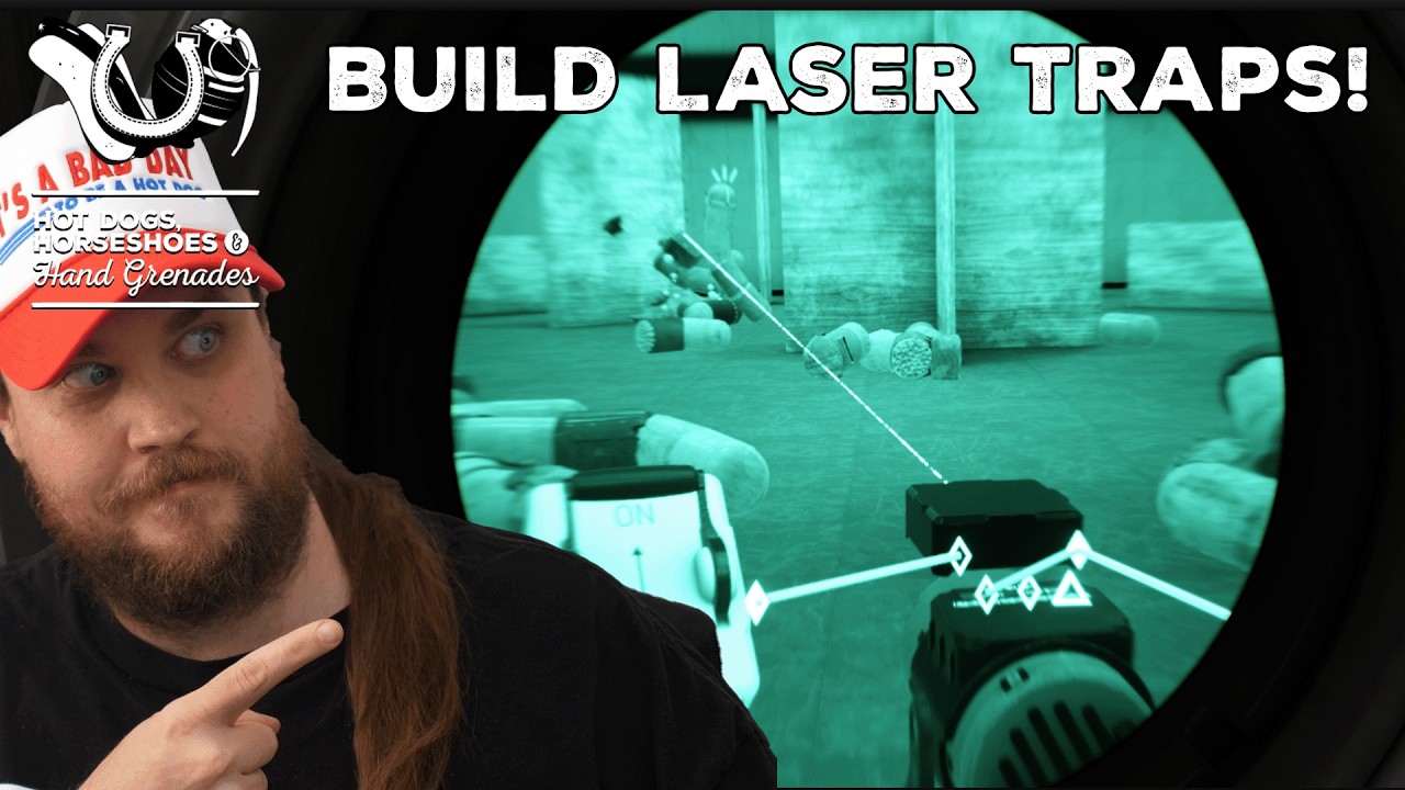 LASER TRAP BUILDING! H3VR Devlog: Early Access Update 120e13
