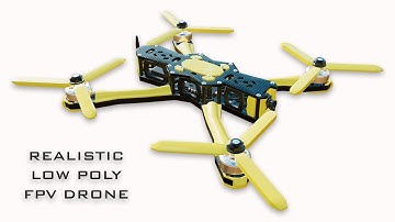 This realistic drone is simulated in Unity Engine