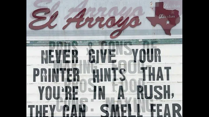 Funny Signs - El Arroyo Part 2