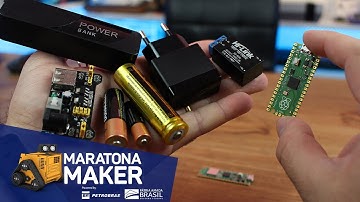 Como usar Pilhas e Baterias em Robôs com Raspberry Pi Pico? #MaratonaMaker