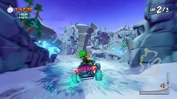Crash™ Team Racing Nitro-Fueled Polar Pass N. Tropy W/ Bonus Shortcut