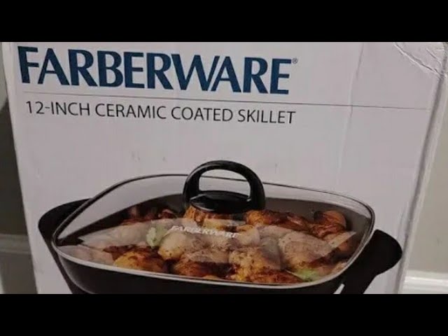 Unboxing, Review & Demo Farberware Electric Skillet 