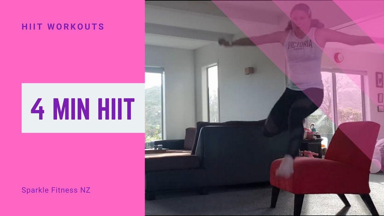 4 min HIIT the lounge workout