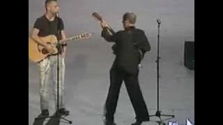Eros Ramazotti & Adriano Celentano, Il ragazzo della via gluck. live TV rai
