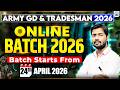 Army GD &amp; Tradesman Online Batch 2026 📝 | 0 to Selection Strategy 😳 | By Khan Sir &amp; Team | KGS