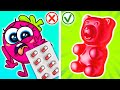 Hacks for Parents and Babysitters || Cool Kids vs Bad Kids || Funny Cartoons by Avocado Couple