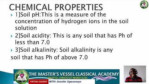 AGRICULTURAL SCIENCE ANOSIKE COMPOSITION AND PROPERTIES OF THE SOIL