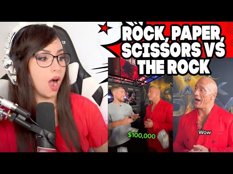 The Rock Vs Mrbeast For 100,000 Reaction !!!