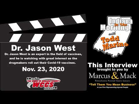 Indiana in the Morning Interview: Dr. Jason West (11-23-20)