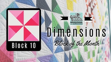 Dimensions Block of the Month - Block 10 video tutorial