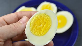 Раньше варила яйца неправильно! Как сварить яйца вкрутую с ярким желтком