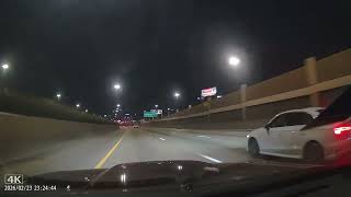Relaxing City Night Drive Through Dallas With Music