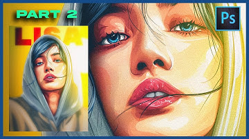 [ Photoshop Tutorial ] LISA Vexel art - PART 2 EYES ( BLACKPINK )