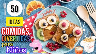 50 #IDEAS de #Comidas Divertidas para Niñ@s | @mimaestravirtual