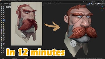 Image to 3D model in 10 minutes - Blender Modeling