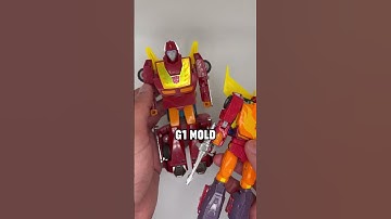 G1 vs Modern Transformers Hot Rod #transformers #actionfigures