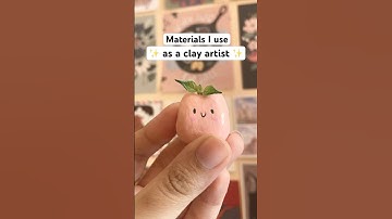 Beginner clay supplies #clay #sculpting #clayart #cute #beginner #supplies #artist #airdryclay #diy