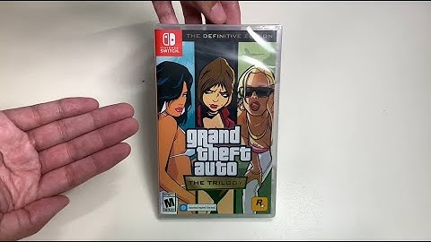 Grand Theft Auto: The Trilogy - The Definitive Edition (Nintendo Switch) Unboxing