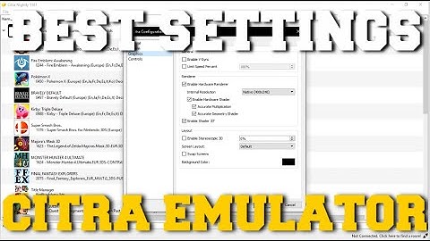 BEST GRAPHICS SETTINGS FOR CITRA EMULATOR ON PC GUIDE!