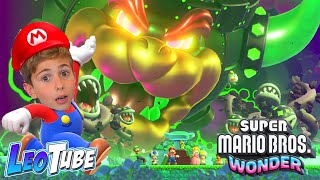 Bowser en Super Mario Bros Wonder LeoTube