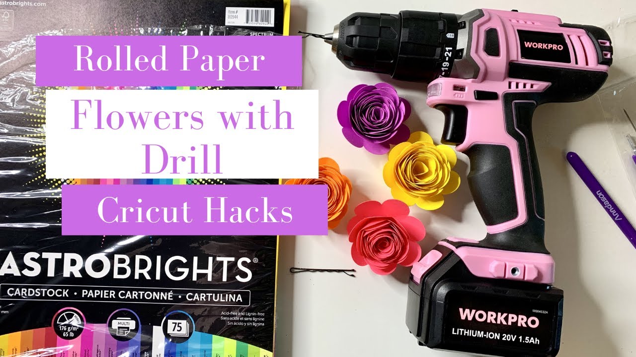 how to roll a paper flower