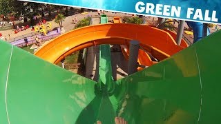Vrije Val Glijbaan!! Green Fall in Aquaventura, Hellendoorn