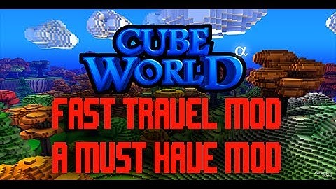 Cube World Fast Travel Mod!  Adds Fast Travel Between ALL Biomes and Town Portal!  Must Have Mod!