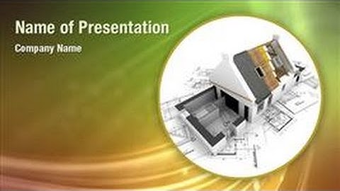 Architecture Design PowerPoint Video Template Backgrounds - DigitalOfficePro #01031V