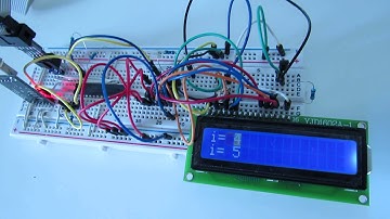 Atmega HD44780 based lcd connected through i2c with PCF8574