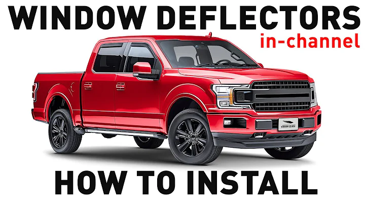 How to install Shatterproof In-Channel Window Deflectors for Ford F-150 2015-2020