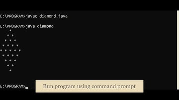 PROGRAM TO PRINT DIAMOND PATTERN USING JAVA