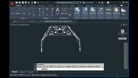 Unfold /Flatten Sheet Metal Model Inside AutoCAD