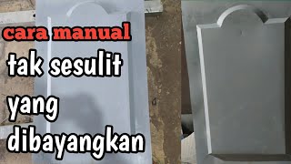 cara manual membuat plat tekuk lengkung untuk pintu besi