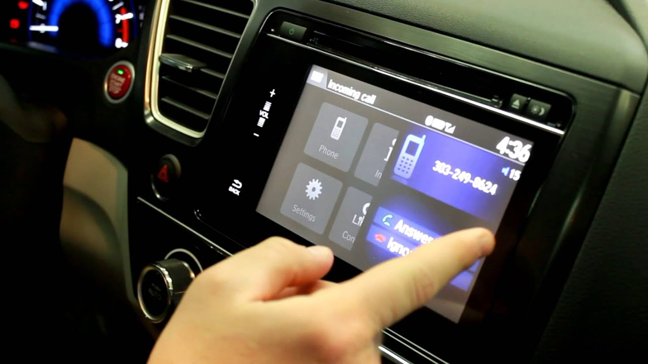 How to Answer Calls with Bluetooth in a 2015 Honda Civic - YouTube