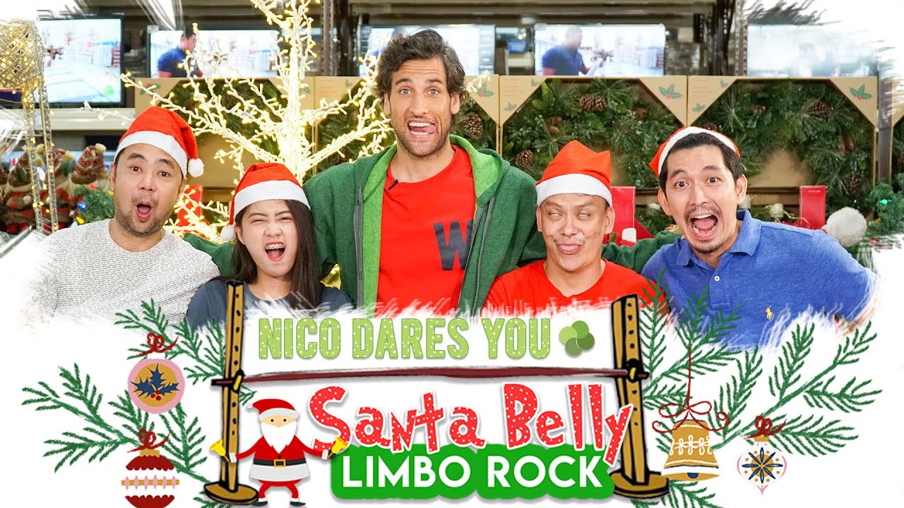 Nico Dares You Santa Belly Limbo Rock