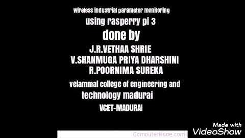 wireless industrial parameter monitoring using raspberry pi 3