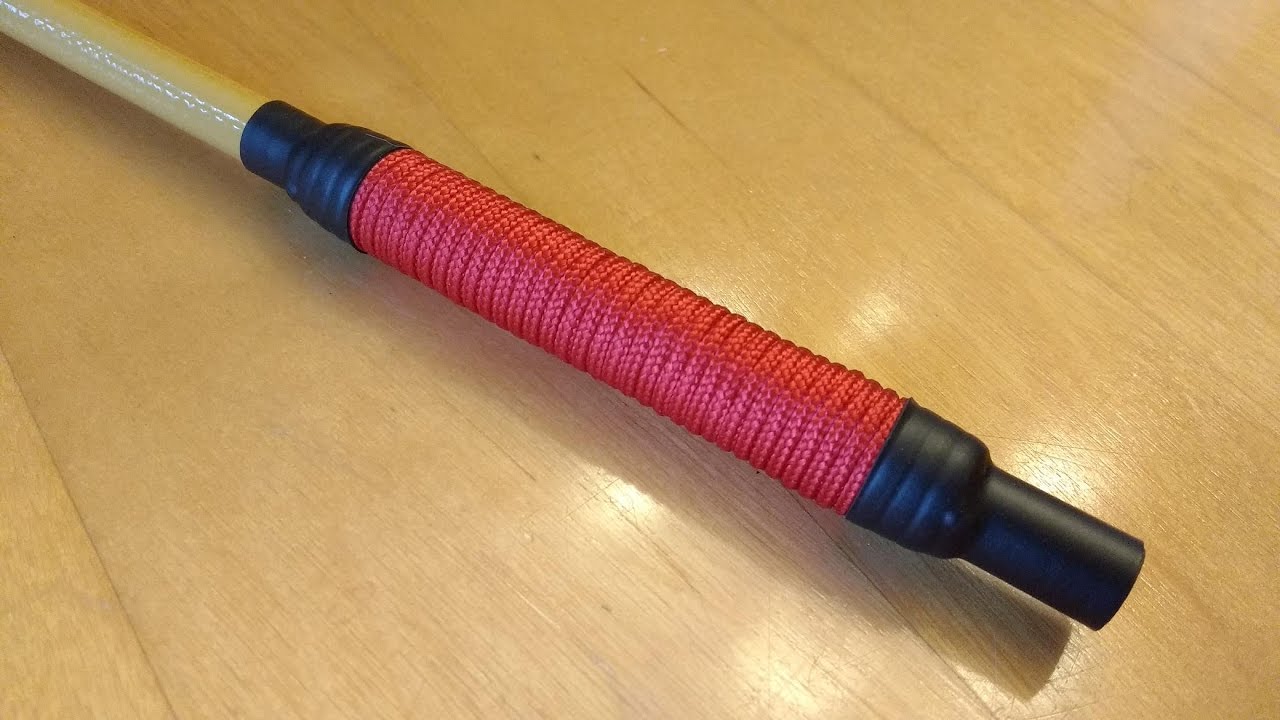 How To Make A Paracord Fishing Rod Grip 
