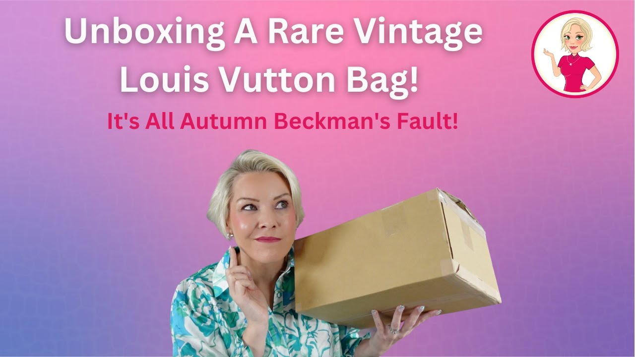 Unboxing A Rare Vintage Louis Vuitton Bag! It's all