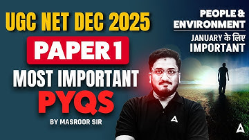 UGC NET Paper 1 | People Development And Environment UGC NET Paper 1 | UGC NET Paper 1 PYQ