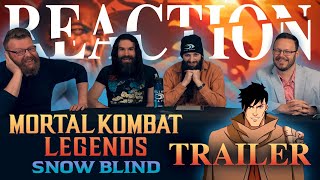 Mortal Kombat Legends: Snow Blind - Official Trailer REACTION!!