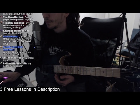 Live Metal Guitar Lesson