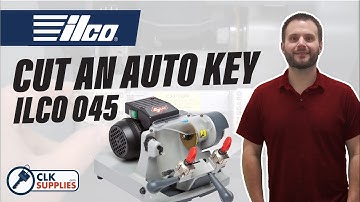 How to cut a Auto Key on the 045 Ilco Key Machine from www.clksupplies.com
