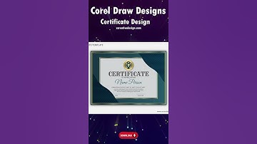 Certificate Design - Certificate Template Download #shorts