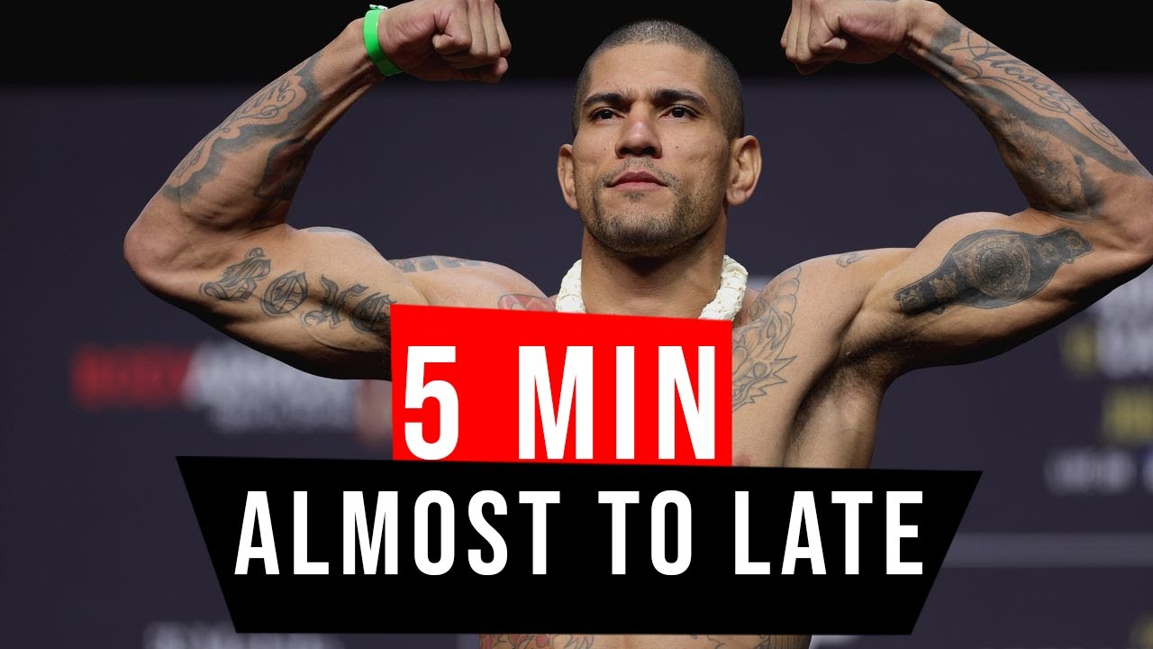 Alex Pereira makes weight with just 5 minutes left before time limit