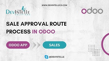 Sale Approval Route process  in Odoo | Sales Approval Routes
